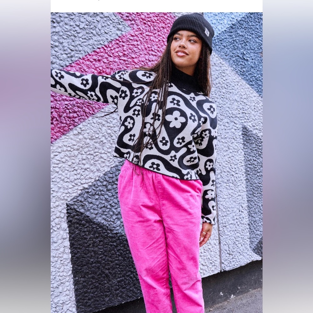 Lucy and yak Toni roll neck jumper